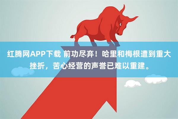 红腾网APP下载 前功尽弃！哈里和梅根遭到重大挫折，苦心经营的声誉已难以重建。
