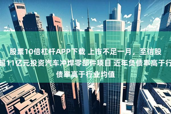 股票10倍杠杆APP下载 上市不足一月，至信股份拟不超11亿元投资汽车冲焊零部件项目 近年负债率高于行业均值